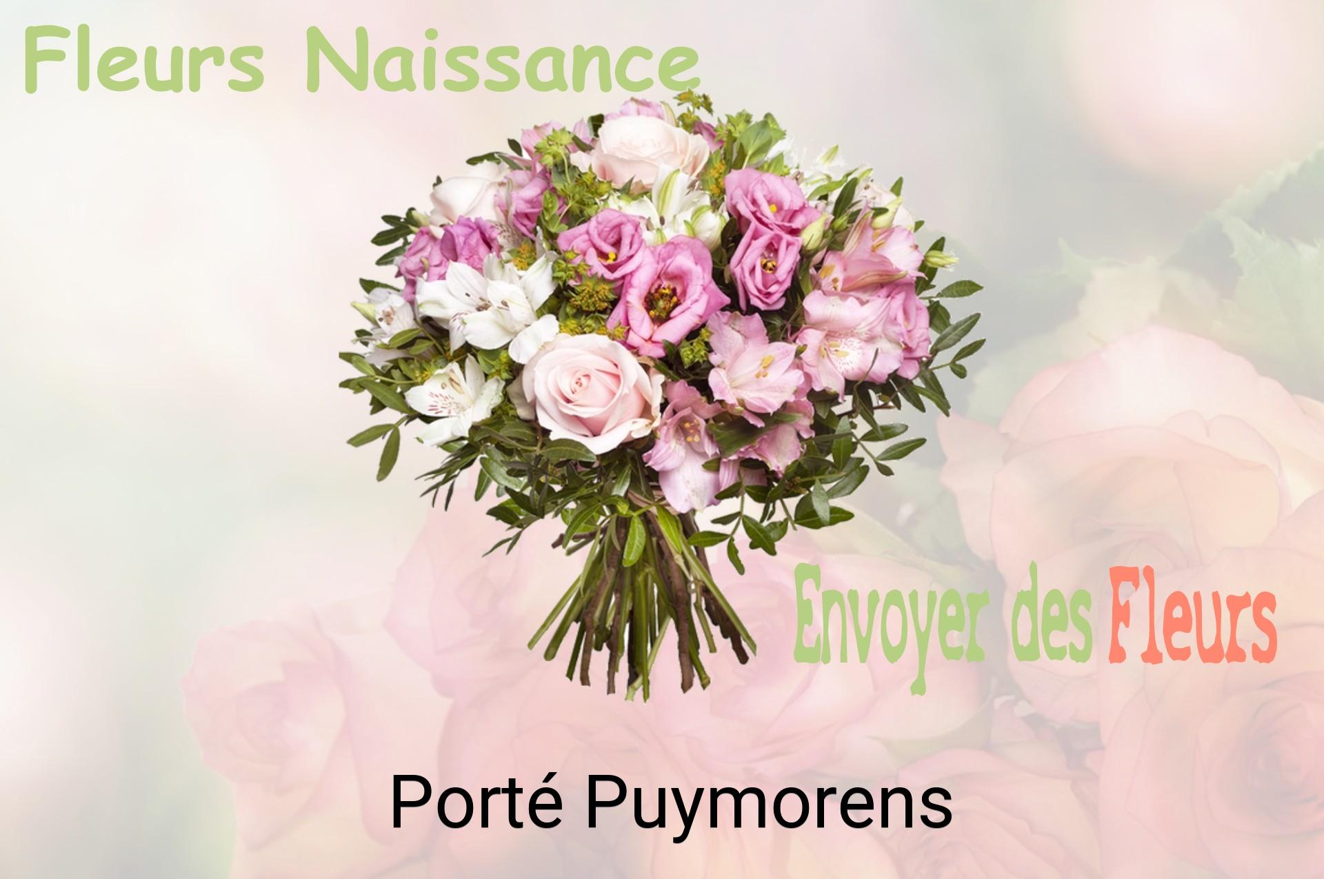 Bouquet de fleurs de naissance livré à Porté-Puymorens